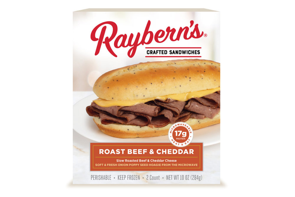 Raybern's new sandwich packaging