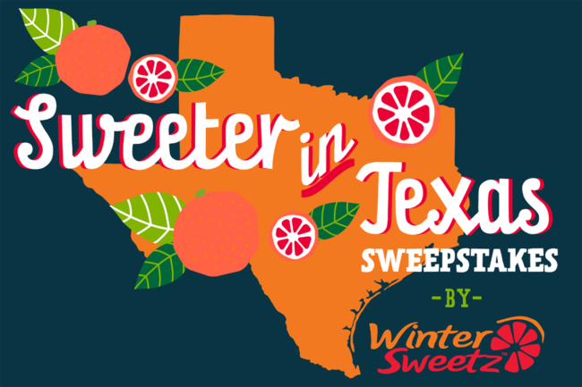 winter sweetz Sweeter in Texas Sweepstakes logo