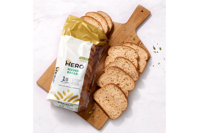 Hero Bread loaf on wooden board