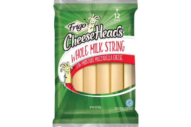saputo Frigo string cheese package