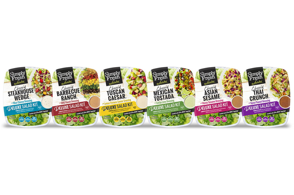 FiveStar Gourmet Foods’ new Simply Fresh salad kits have 25% more ...