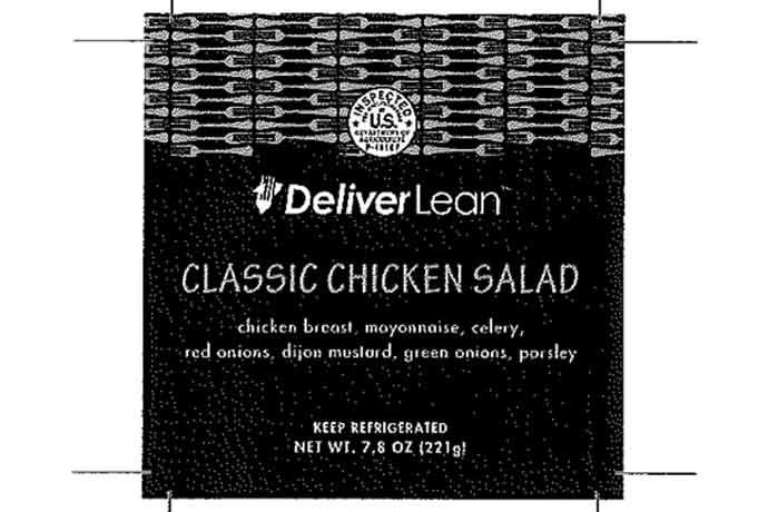 Deliver Lean chicken salad products were recalled on concerns of Listeria contamination.