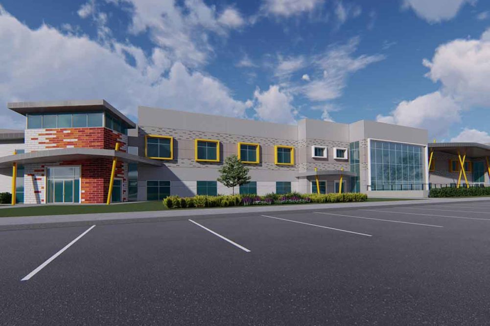 Rendering of new Bell & Evans facility