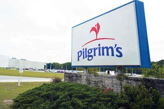 Pilgrim's Pride sign outside of a building