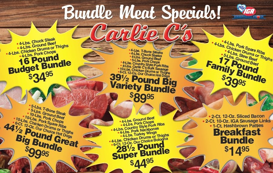 carlie c meat bundle